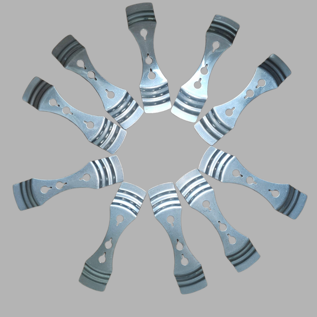 Centradores metálicos 1x10 piezas