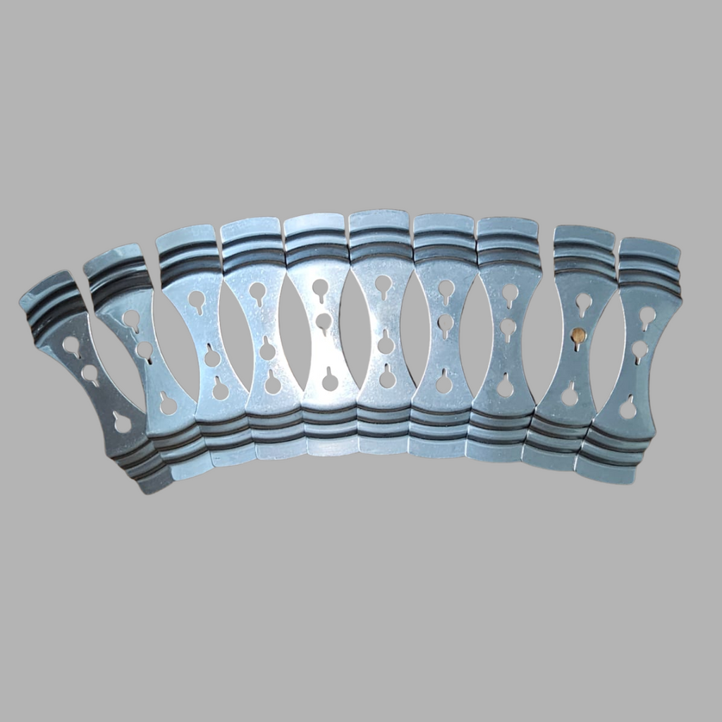 Centradores metálicos 1x10 piezas