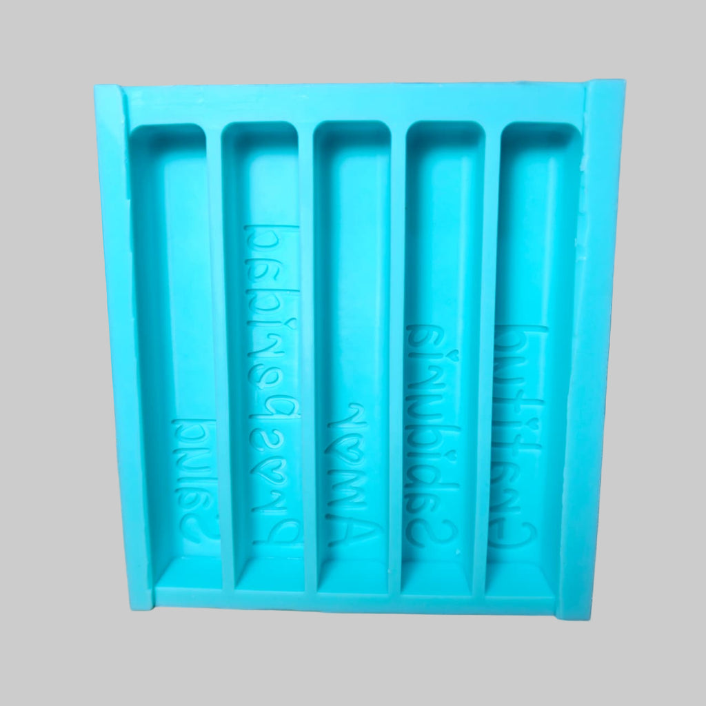 Molde Gratitud para vela 5 deseos