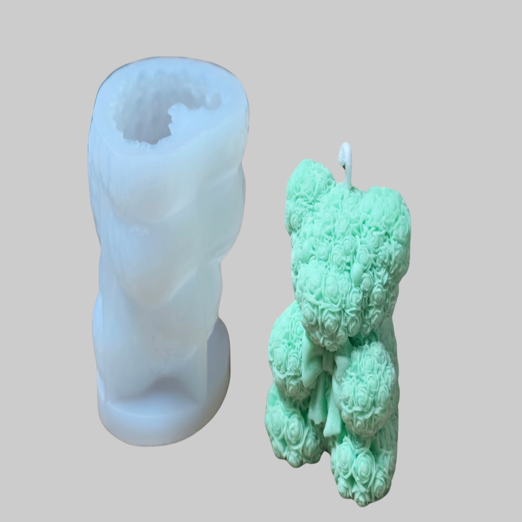 Molde de silicona Oso de Rosas Small